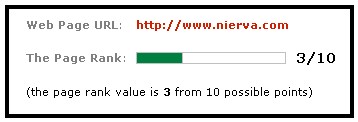 NiervaDotCom Google Pagerank Update to PR3