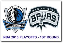 NBA 2010 Playoffs 1st Round - Dallas Mavericks vs San Antonio Spurs