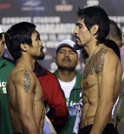 Pacquao-Margarito Weigh-in Photos November 12, 2010